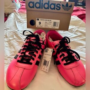 NWT/NIB ADIDAS PINK & BLACK TOKYO SNEAKERS US WOMEN’S SZ 9 M ORIG $110
